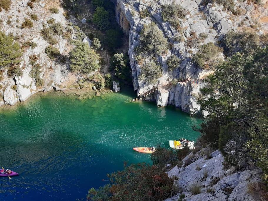 Mazet 55 Gorges Du Verdon Saint-Martin-de-Bromes Bagian luar foto
